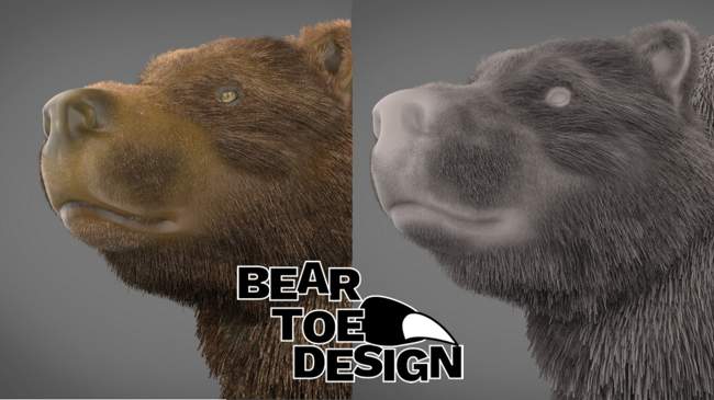 3D Bear Profile